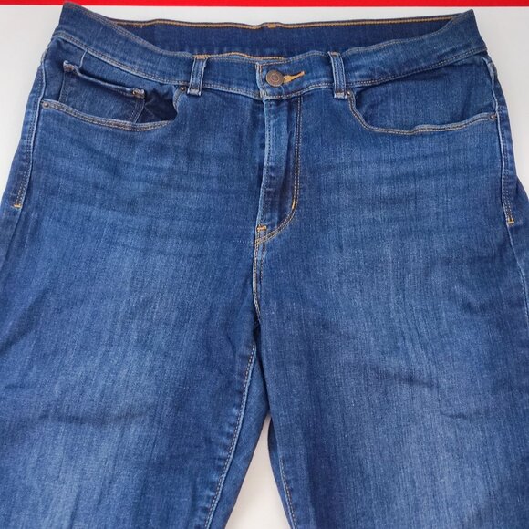 Levi's jeggings stretchy slim fit straight denim blue women's size 10 - Picture 2 of 13